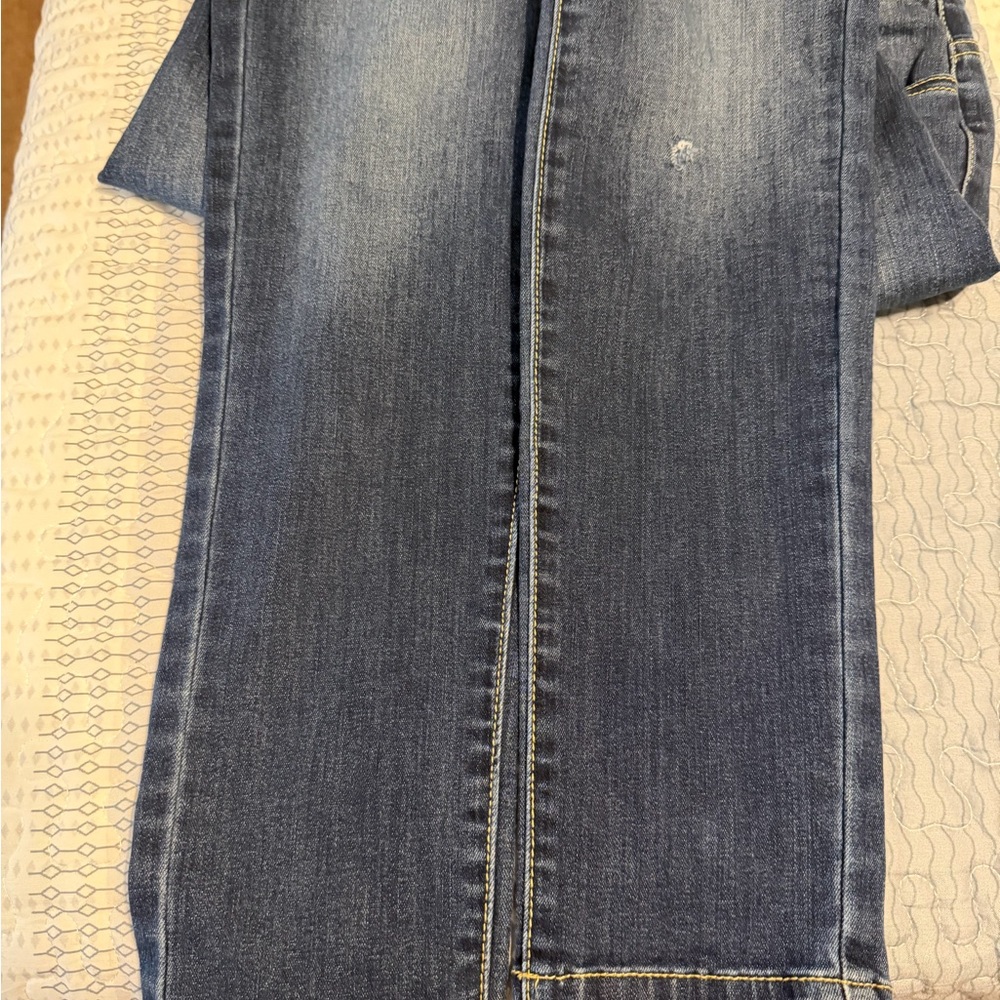 KanCan Women's Blue Straight Jeans